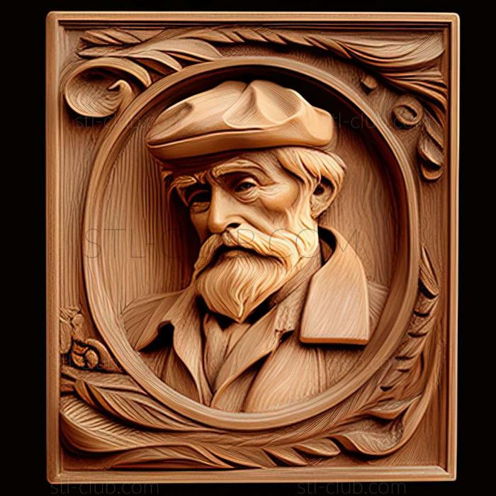 3D model Pierre Auguste Renoir (STL)